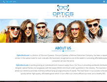 Tablet Screenshot of opticsstock.com